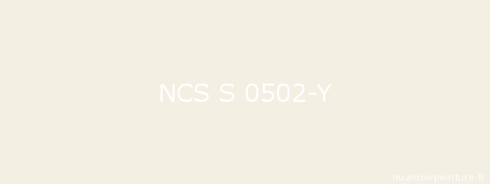 Nuancier NCS Index 1950