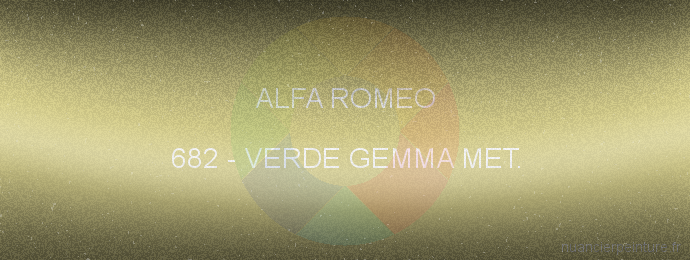 Peinture Alfa Romeo 682 Verde Gemma Met.