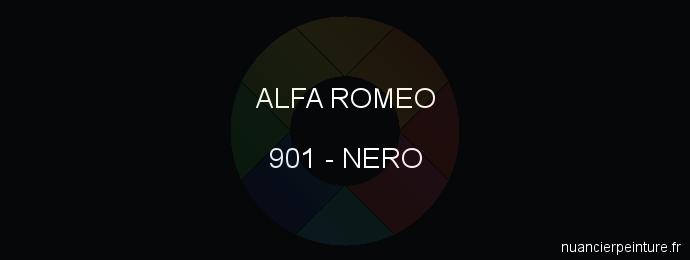 Peinture Alfa Romeo 901 Nero