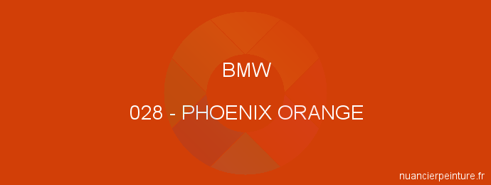 Peinture Bmw 028 Phoenix Orange