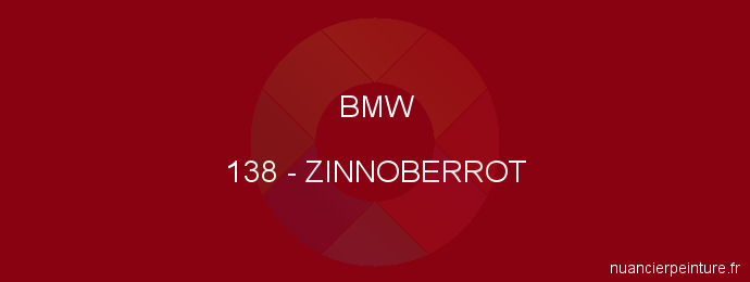 Peinture Bmw 138 Zinnoberrot