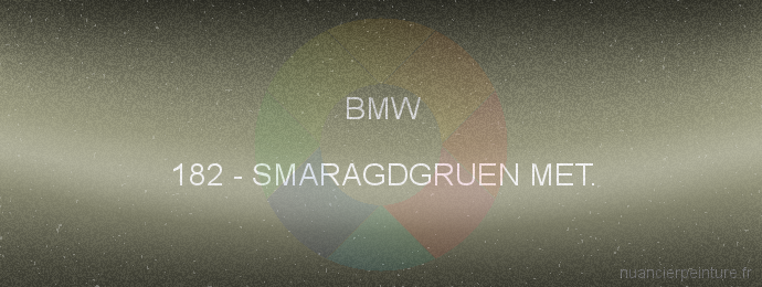 Peinture Bmw 182 Smaragdgruen Met.