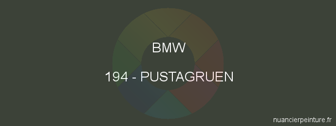 Peinture Bmw 194 Pustagruen