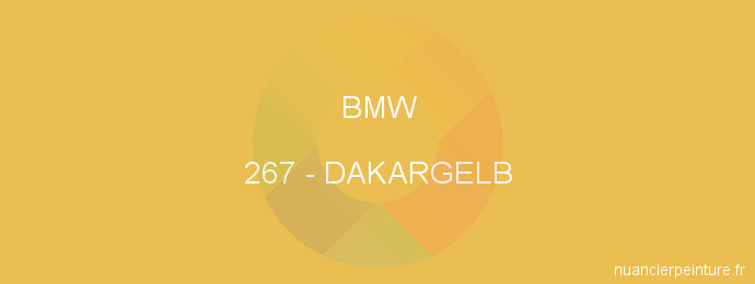 Peinture Bmw 267 Dakargelb