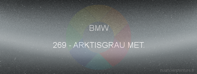 Peinture Bmw 269 Arktisgrau Met.