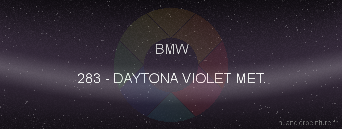 Peinture Bmw 283 Daytona Violet Met.