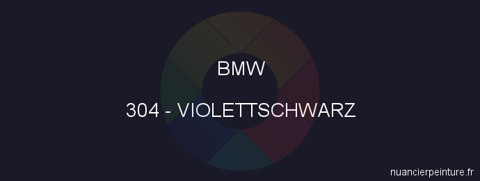 Peinture Bmw 304 Violettschwarz