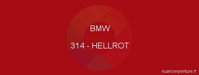 Peinture Bmw 314 Hellrot