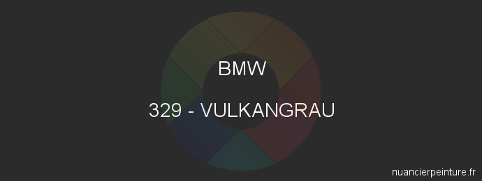 Peinture Bmw 329 Vulkangrau