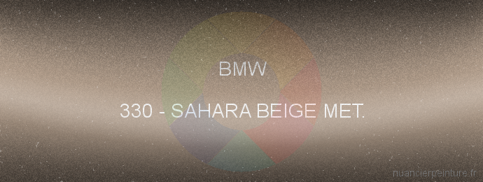 Peinture Bmw 330 Sahara Beige Met.