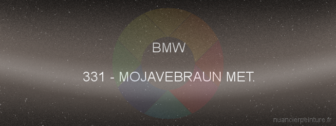 Peinture Bmw 331 Mojavebraun Met.