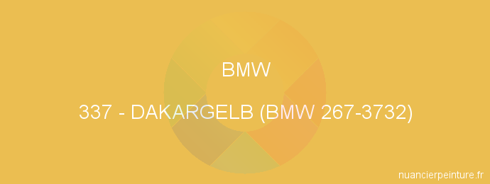 Peinture Bmw 337 Dakargelb (bmw 267-3732)