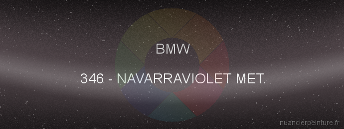 Peinture Bmw 346 Navarraviolet Met.