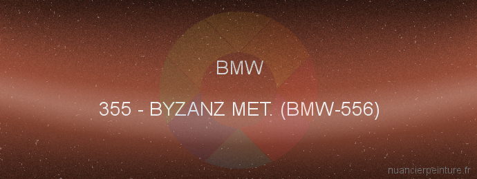 Peinture Bmw 355 Byzanz Met. (bmw-556)