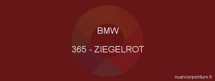 Peinture Bmw 365 Ziegelrot