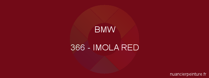 Peinture Bmw 366 Imola Red