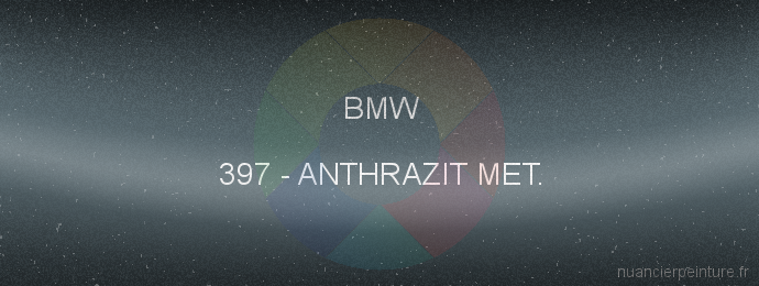 Peinture Bmw 397 Anthrazit Met.