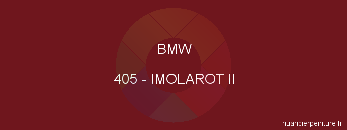 Peinture Bmw 405 Imolarot Ii