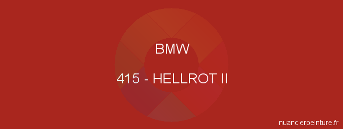 Peinture Bmw 415 Hellrot Ii