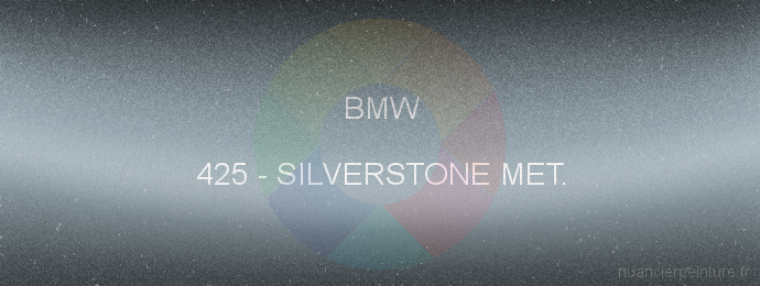 Peinture Bmw 425 Silverstone Met.