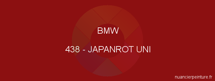 Peinture Bmw 438 Japanrot Uni