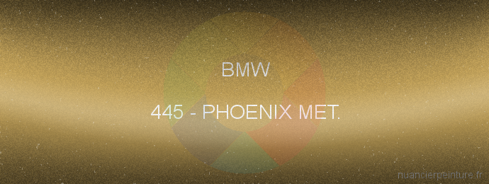 Peinture Bmw 445 Phoenix Met.