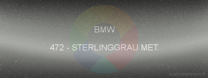 Peinture Bmw 472 Sterlinggrau Met.