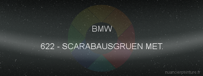 Peinture Bmw 622 Scarabausgruen Met.