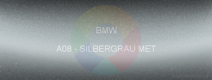 Peinture Bmw A08 Silbergrau Met