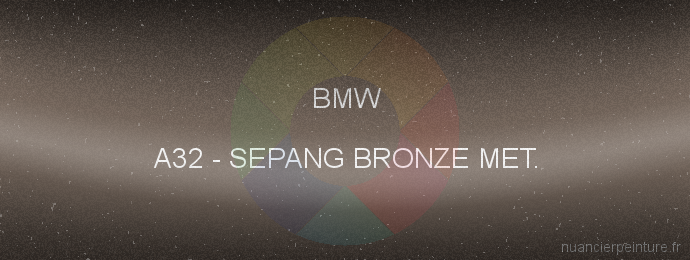 Peinture Bmw A32 Sepang Bronze Met.