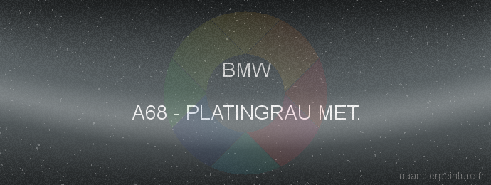 Peinture Bmw A68 Platingrau Met.