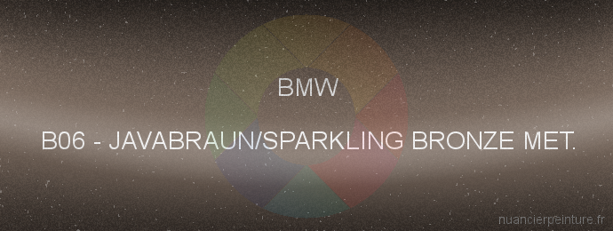 Peinture Bmw B06 Javabraun/sparkling Bronze Met.