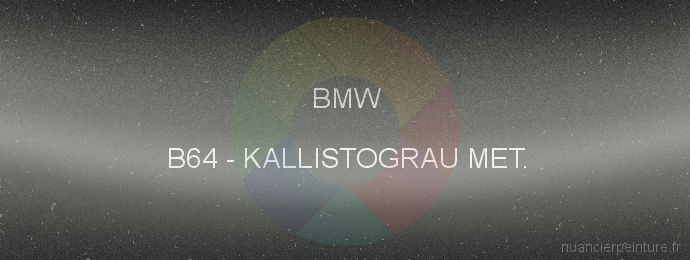 Peinture Bmw B64 Kallistograu Met.