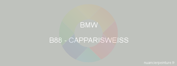 Peinture Bmw B88 Capparisweiss