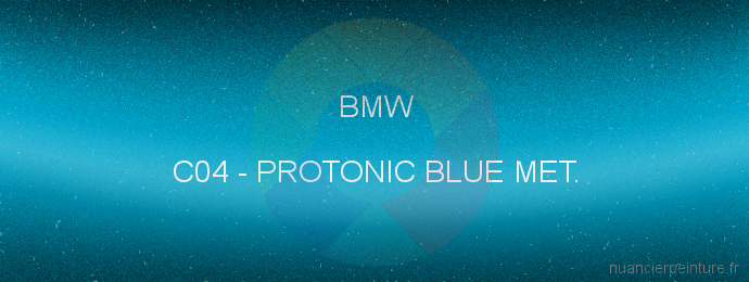 Peinture Bmw C04 Protonic Blue Met.