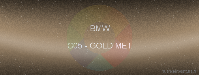 Peinture Bmw C05 Gold Met.