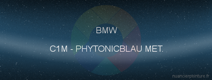 Peinture Bmw C1M Phytonicblau Met.