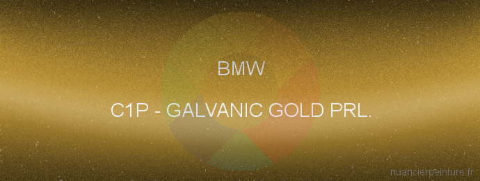 Peinture Bmw C1P Galvanic Gold Prl.