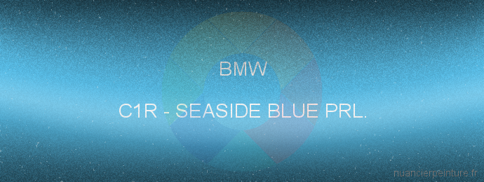 Peinture Bmw C1R Seaside Blue Prl.