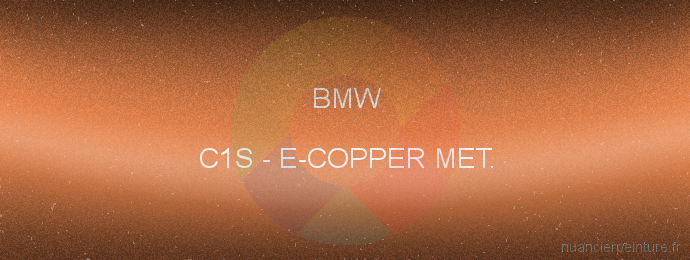 Peinture Bmw C1S E-copper Met.