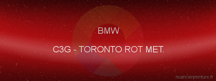 Peinture Bmw C3G Toronto Rot Met.