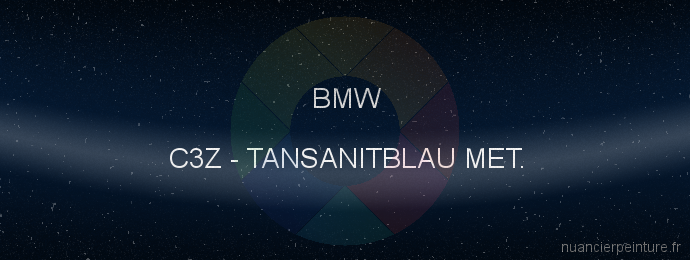 Peinture Bmw C3Z Tansanitblau Met.