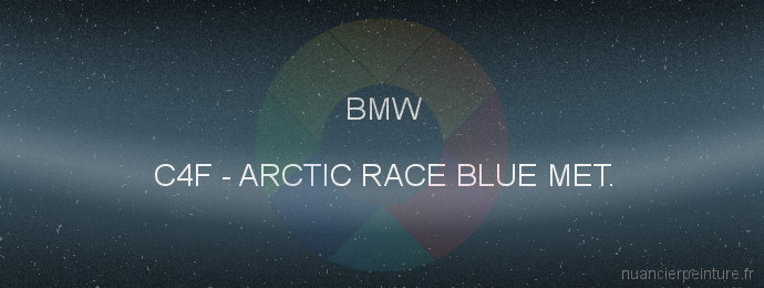 Peinture Bmw C4F Arctic Race Blue Met.