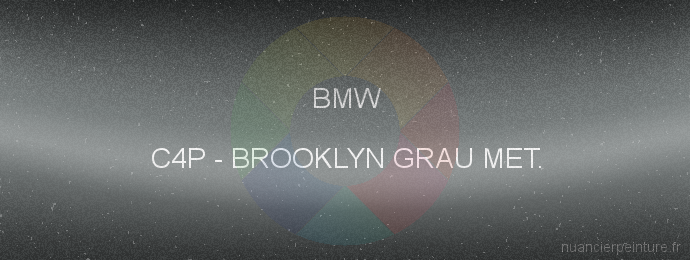 Peinture Bmw C4P Brooklyn Grau Met.