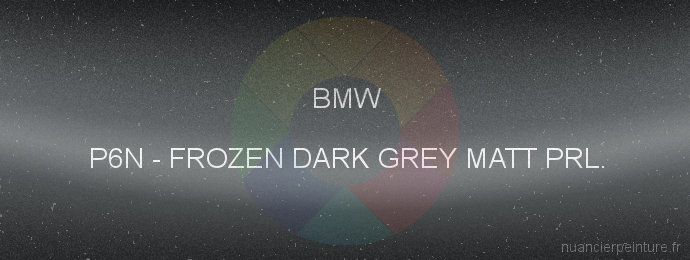 Peinture Bmw P6N Frozen Dark Grey Matt Prl.