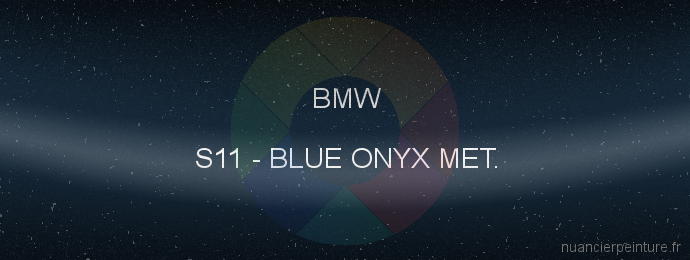 Peinture Bmw S11 Blue Onyx Met.