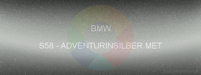 Peinture Bmw S58 Adventurinsilber Met.