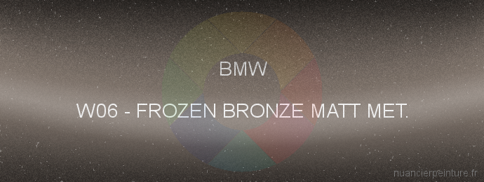 Peinture Bmw W06 Frozen Bronze Matt Met.