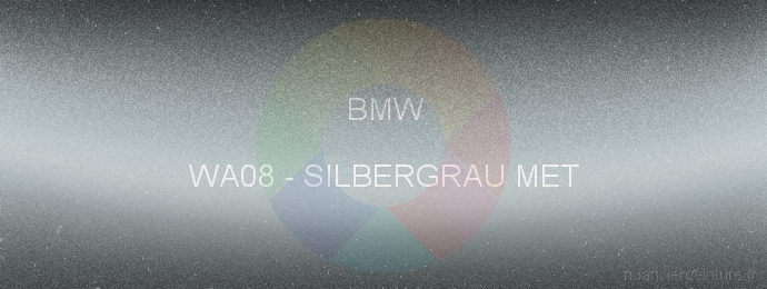 Peinture Bmw WA08 Silbergrau Met