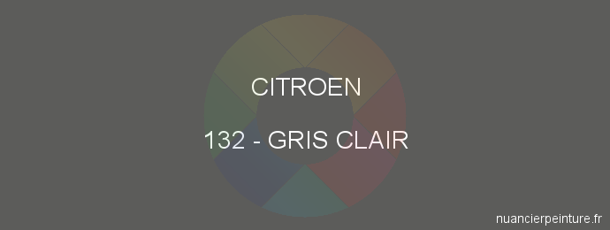 Peinture Citroen 132 Gris Clair